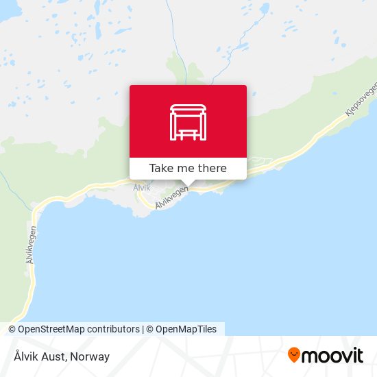 Ålvik Aust map