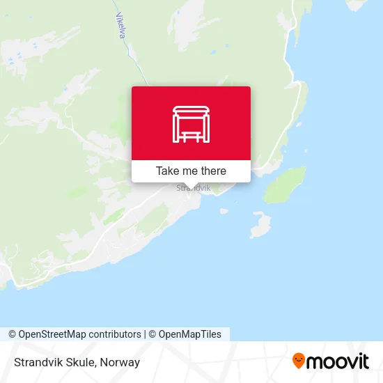 Strandvik Skule map