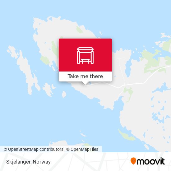 Skjelanger map