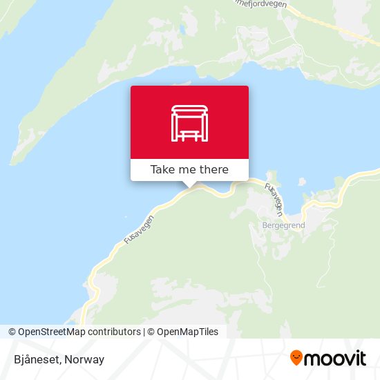 Bjåneset map