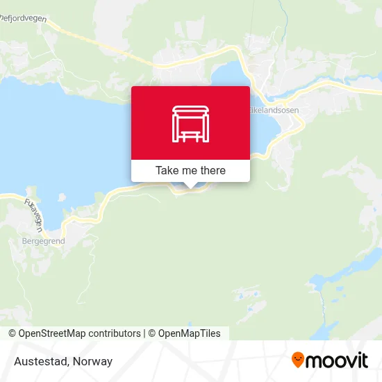 Austestad map