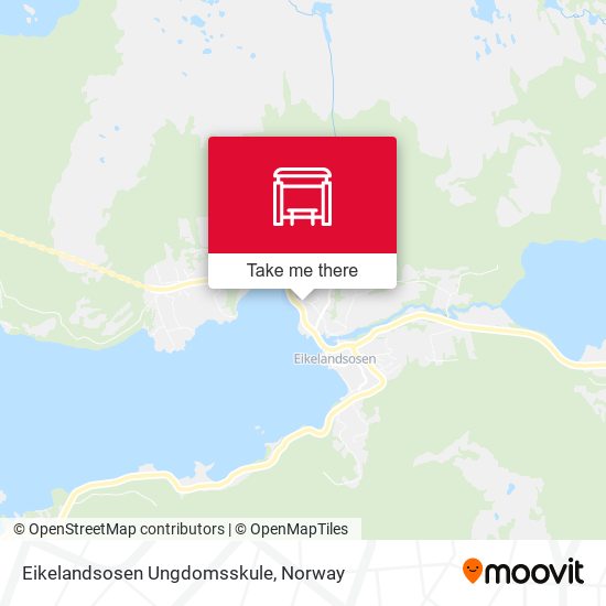 Eikelandsosen Ungdomsskule map
