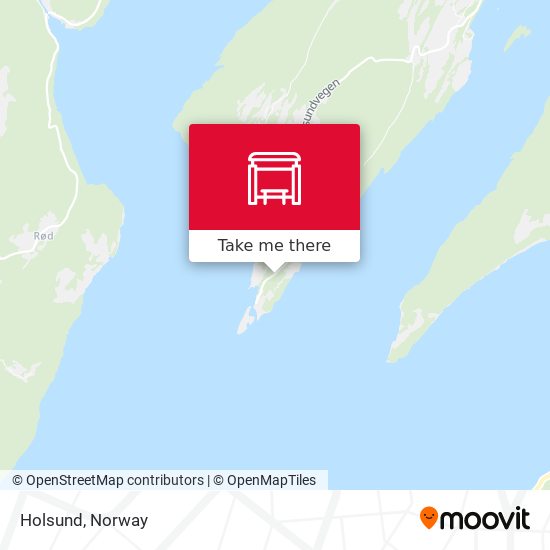 Holsund map