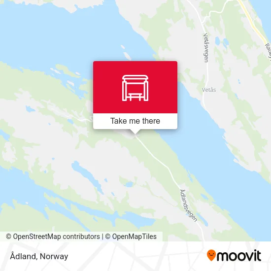 Ådland map