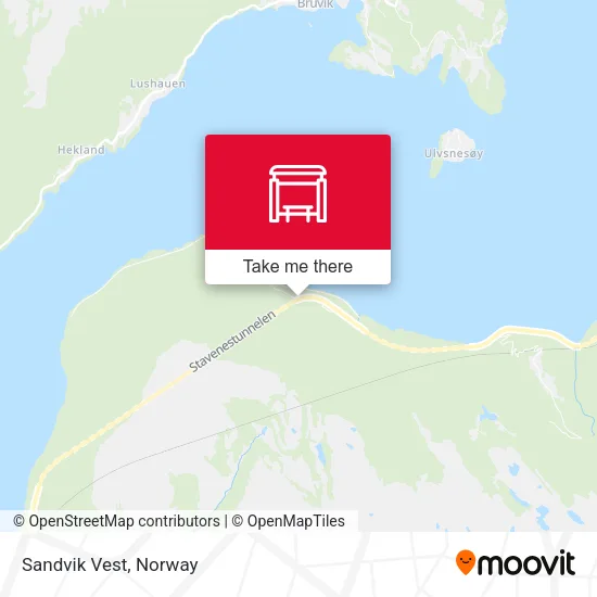 Sandvik Vest map