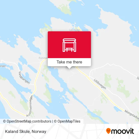 Kaland Skule map
