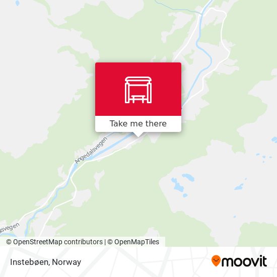 Instebøen map