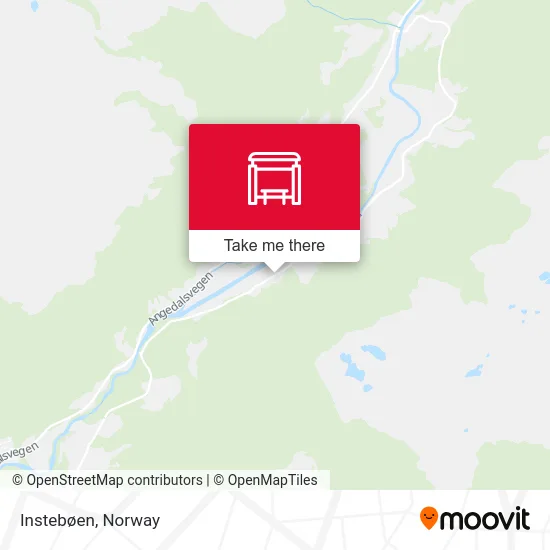 Instebøen map