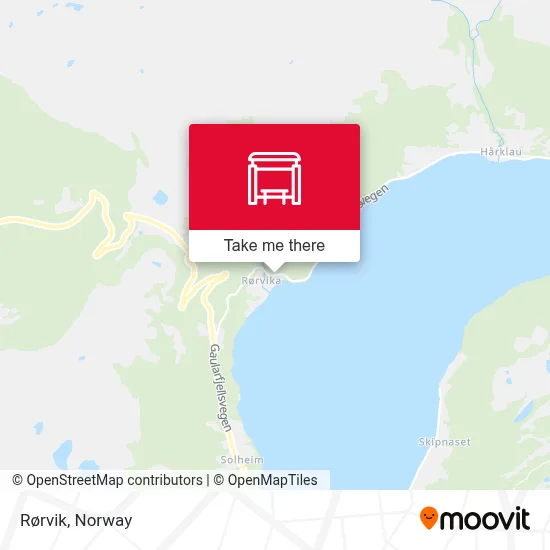 Rørvik map