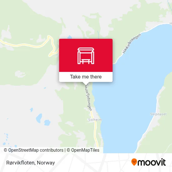 Rørvikfloten map