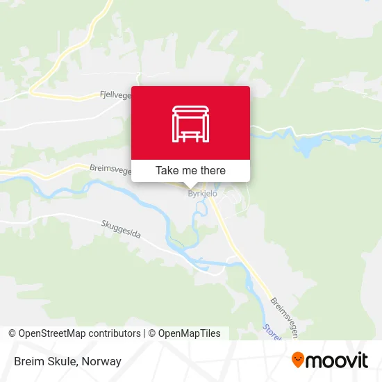 Breim Skule map