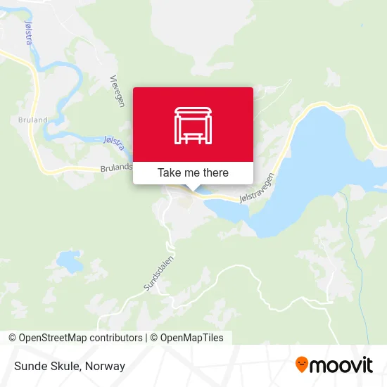 Sunde Skule map