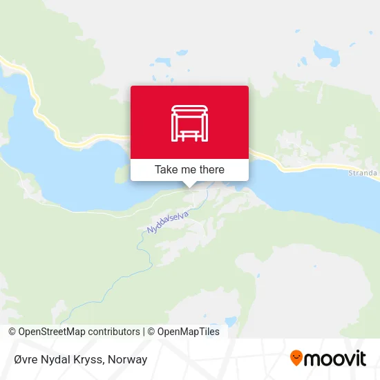 Øvre Nydal Kryss map