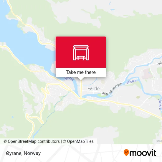 Øyrane map