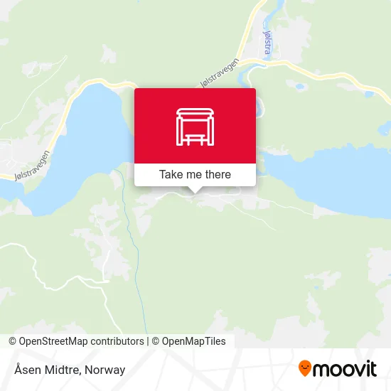 Åsen Midtre map