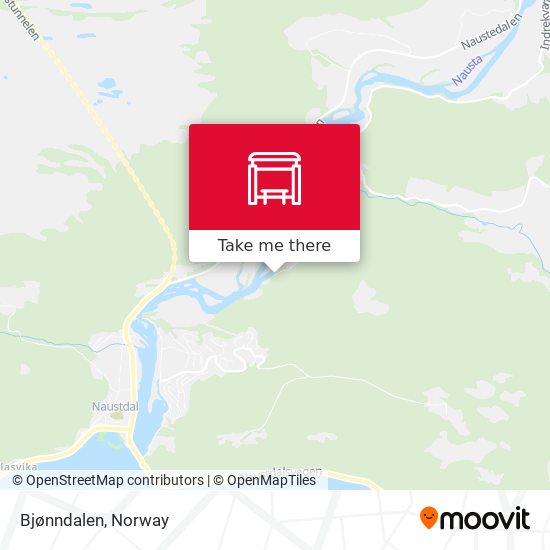 Bjønndalen map