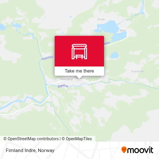 Fimland Indre map