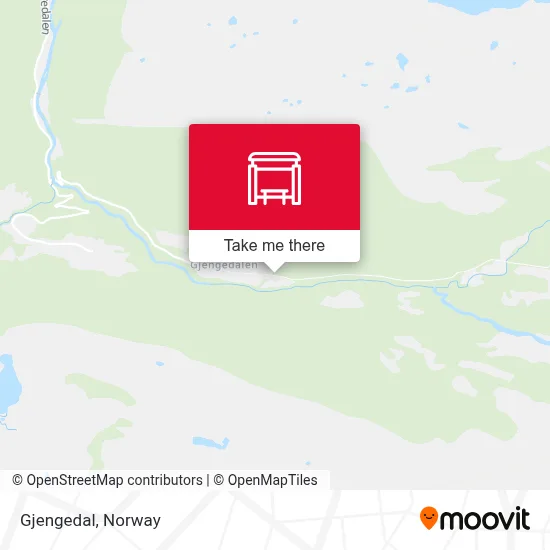 Gjengedal map