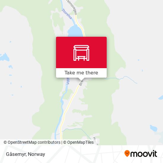 Gåsemyr map