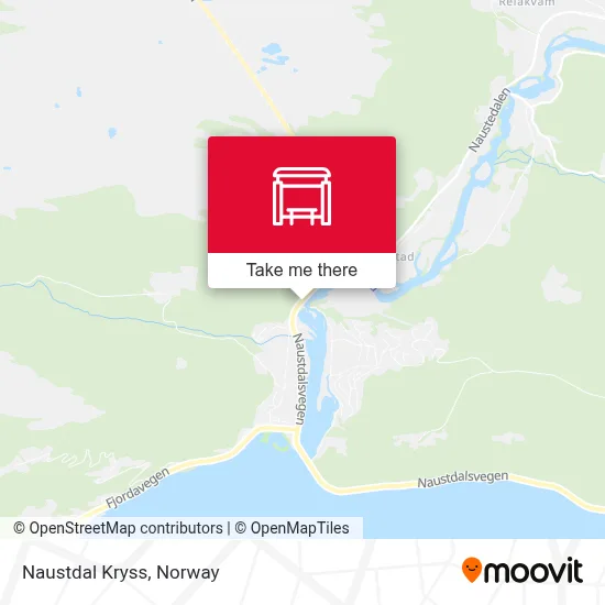Naustdal Kryss map