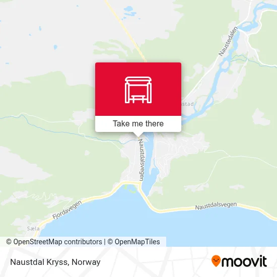 Naustdal Kryss map