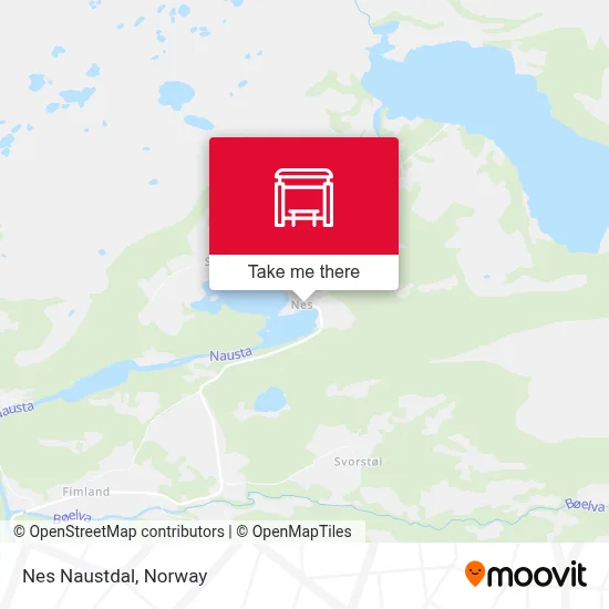 Nes Naustdal map