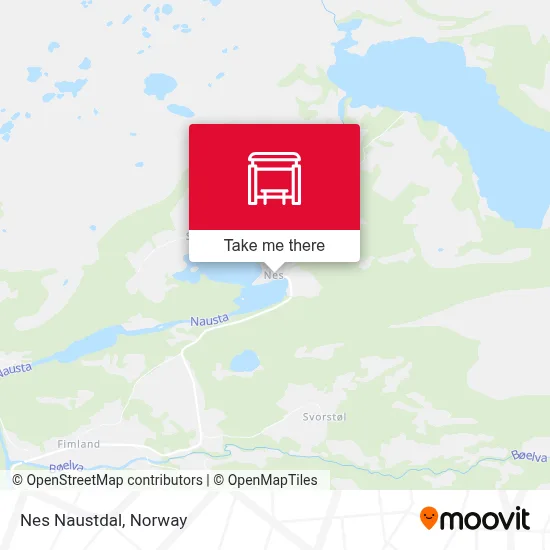 Nes Naustdal map