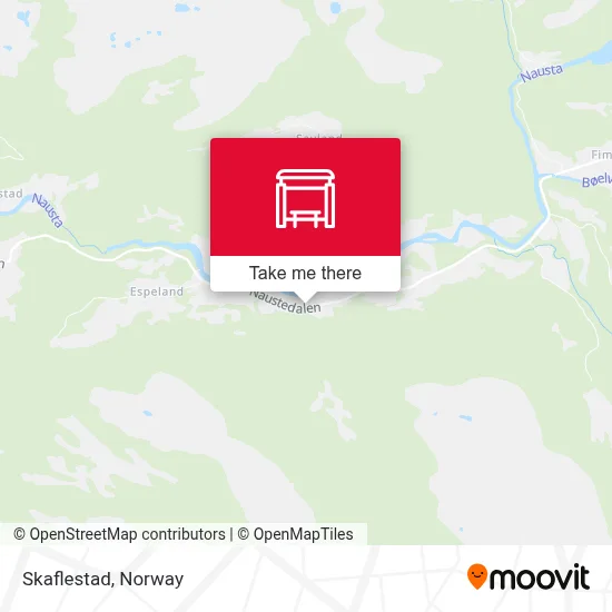 Skaflestad map