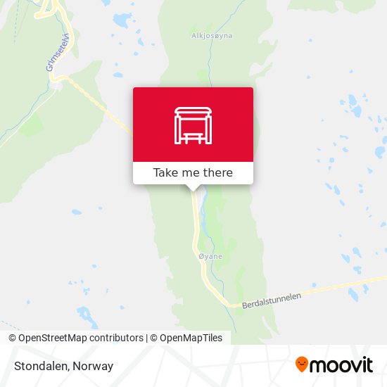 Stondalen map