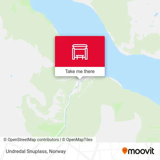 Undredal Snuplass map