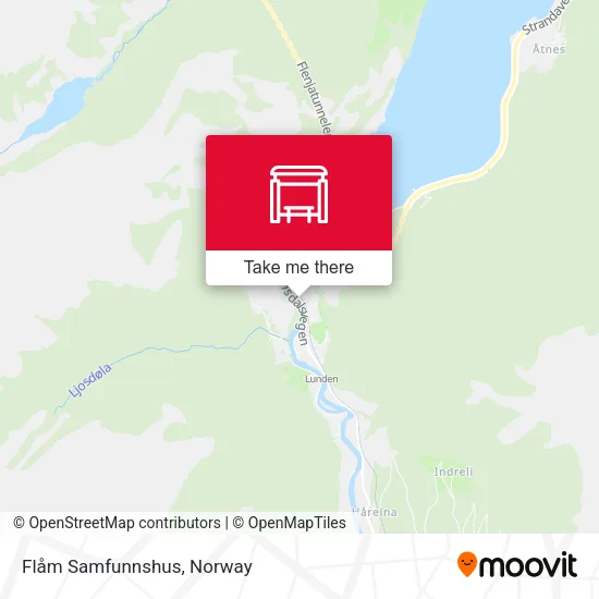 Flåm Samfunnshus map