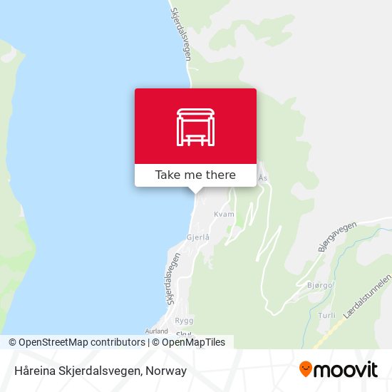 Håreina Skjerdalsvegen map