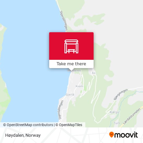 Høydalen map