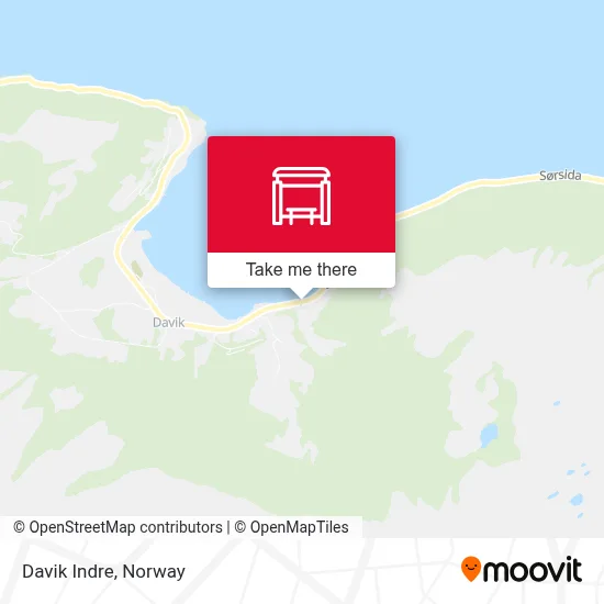 Davik Indre map