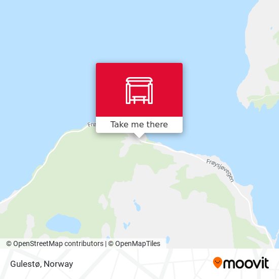 Gulestø map