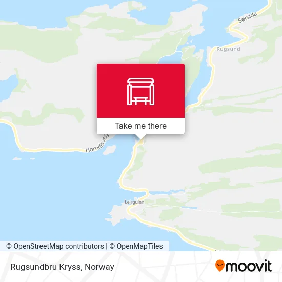 Rugsundbru Kryss map