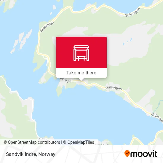 Sandvik Indre map
