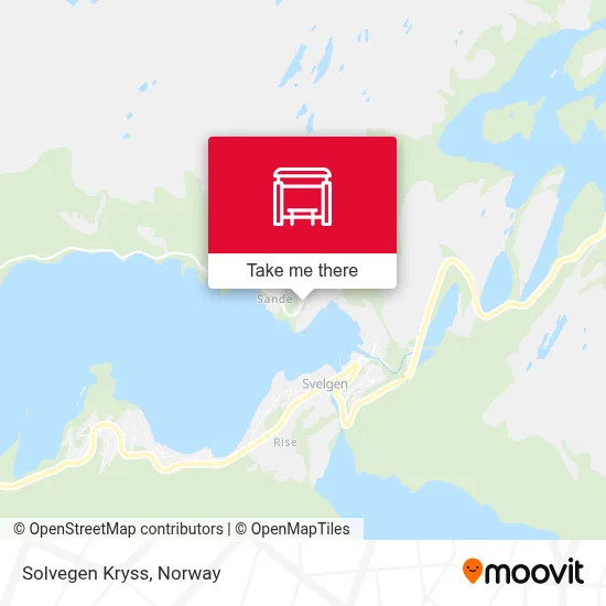 Solvegen Kryss map