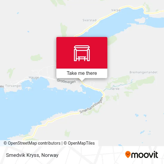 Smedvik Kryss map