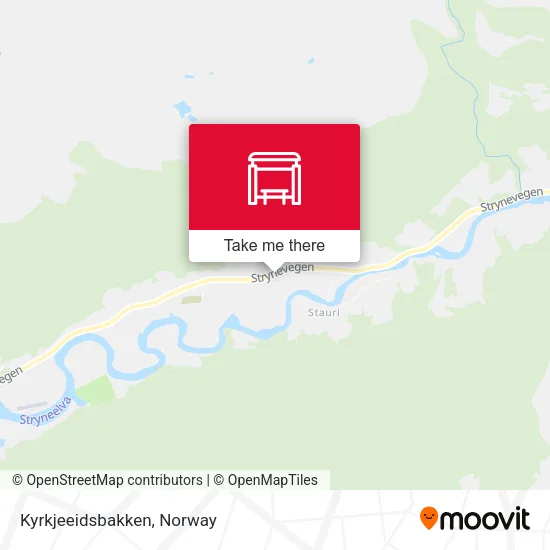 Kyrkjeeidsbakken map