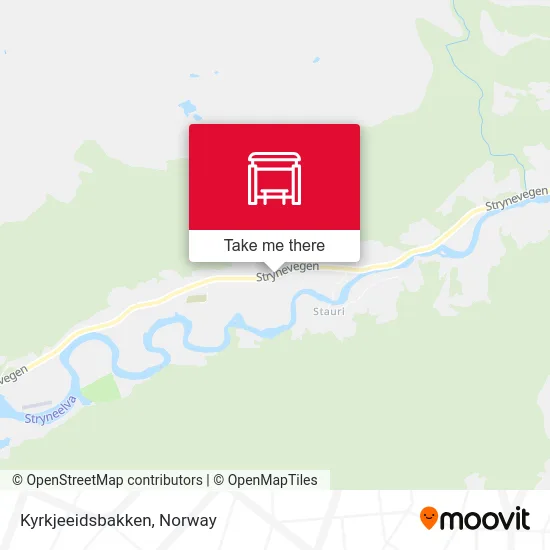 Kyrkjeeidsbakken map
