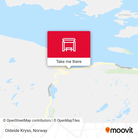 Oldeide Kryss map