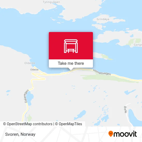 Svoren map