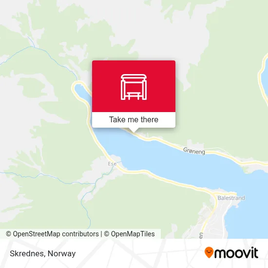 Skrednes map