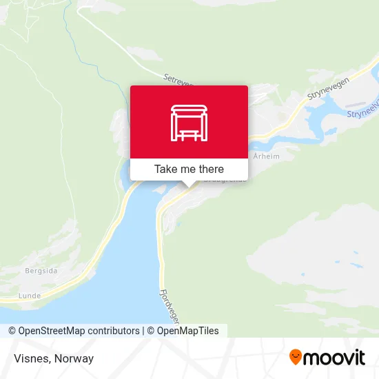 Visnes map