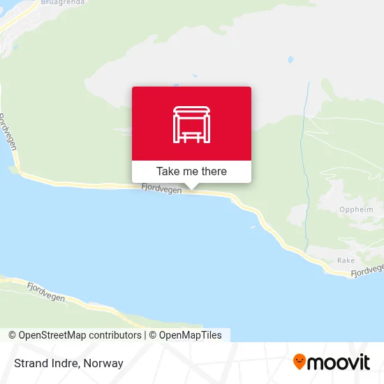 Strand Indre map