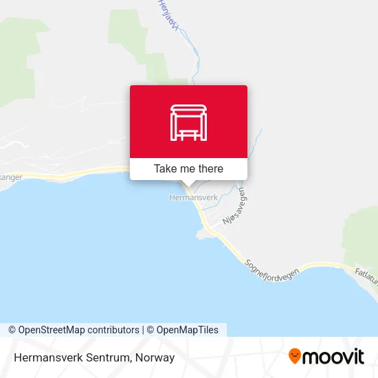 Hermansverk Sentrum map