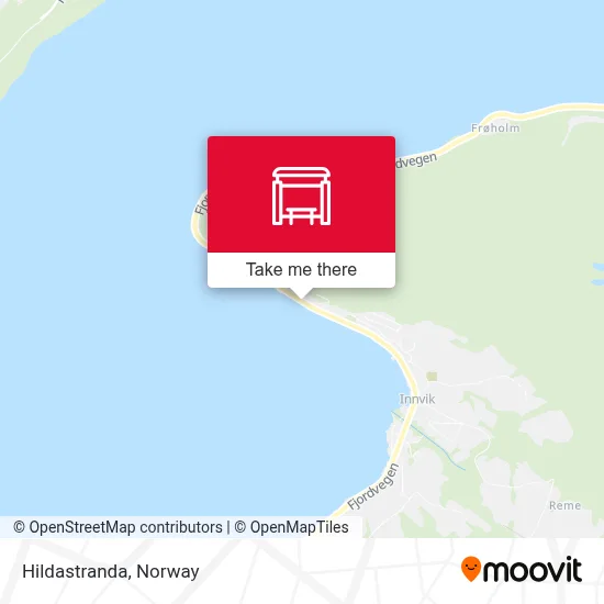 Hildastranda map