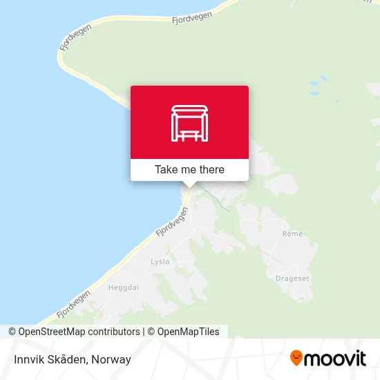 Innvik Skåden map