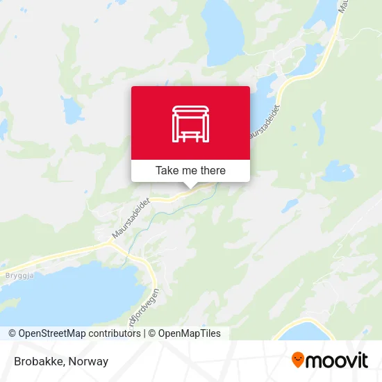 Brobakke map